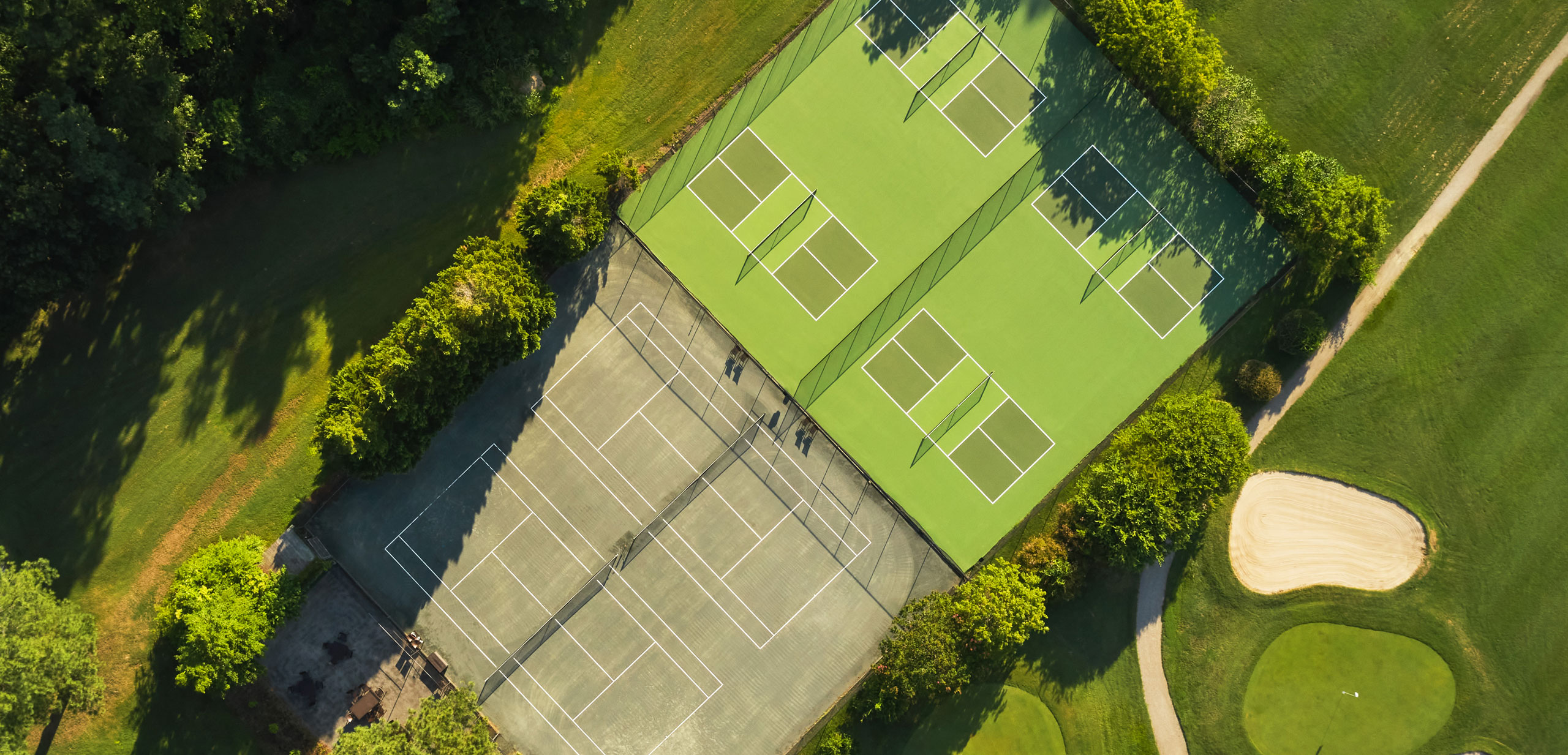 Tennis and pickle ball courts