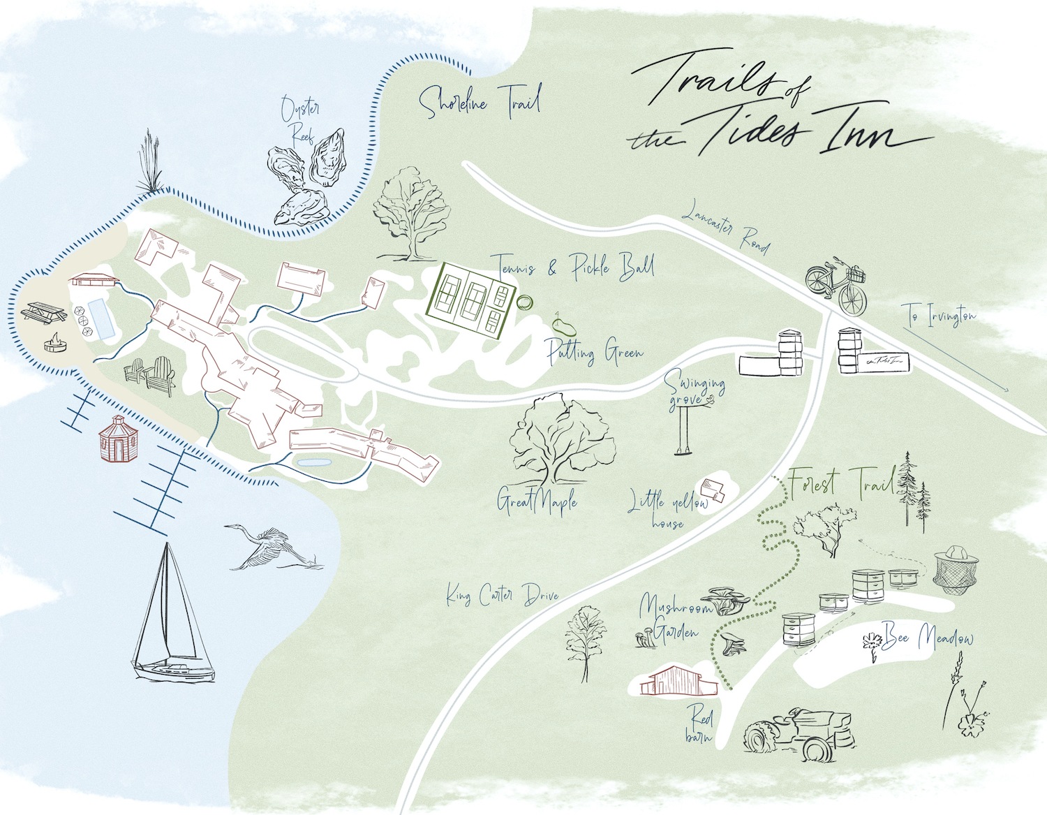 Trails of Tides inn sketch